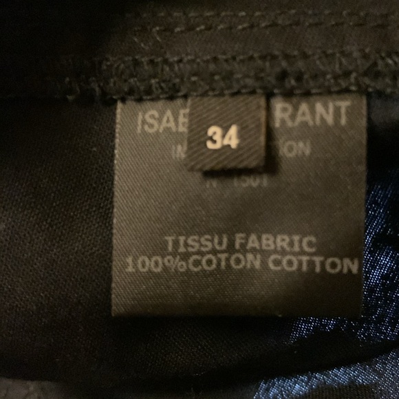 Isabel Marant Etoile Grey Valentine 100% Cotton Dress Size XS - Picture 14 of 16